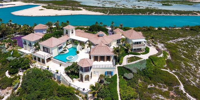 The home itself, which sits on the Providenciales Island in Turks and Caicos, encompasses 10,000 square feet and boasts six bedrooms and six baths.