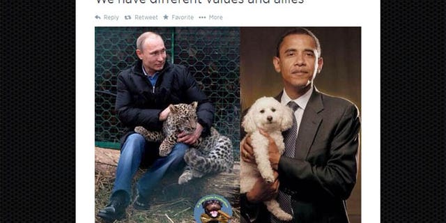 The image here was tweeted by Russia’s deputy prime minister Dmitry Rogozin.