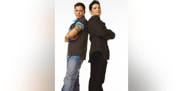 Corey Haim, left with Corey Feldman in a promo shot for 'The Two Coreys.'