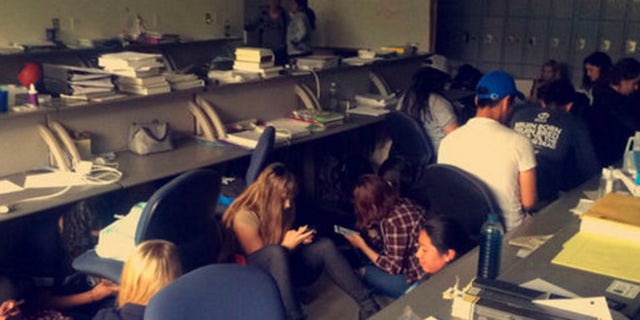 For more than two hours, students holed up in their classrooms, desperate for updats and fearing for their lives.