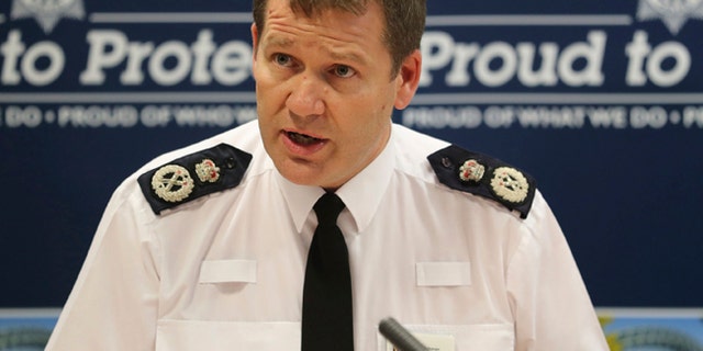 Northumbria Police Chief Constable Steve Ashman during a press conference in Newcastle on Weds., Aug. 9, 2017.