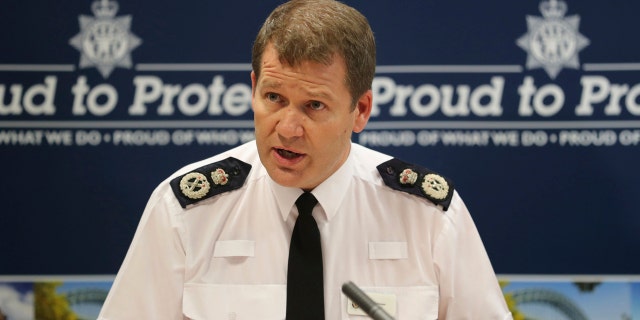 Northumbria Police Chief Constable Steve Ashman speaks during a press conference in Newcastle.
