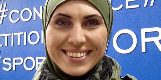 Amina Okuyeva was shot and killed Monday while in the car with her husband, Adam Osmayev, who was injured in the attack.