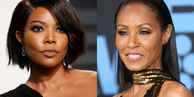 Gabrielle Union (left) and Jada Pinkett Smith have reconciled after Pinkett Smith revealed that the two had been in a 17-year feud.