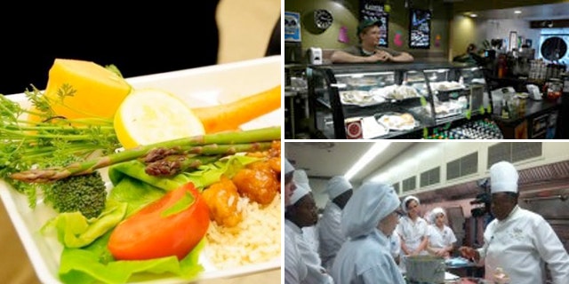 Now high school students run cafes and take courses from master chefs as school.