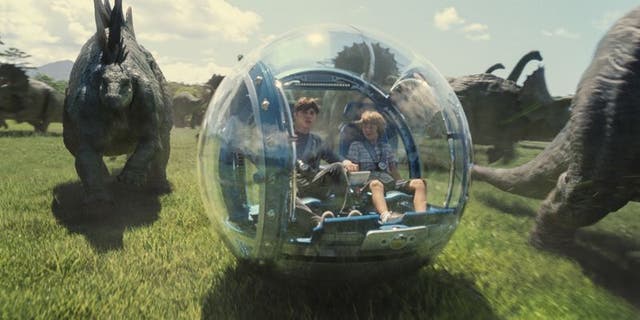 The inspiration for the S-Pod, the gyrosphere from "Jurassic World."
