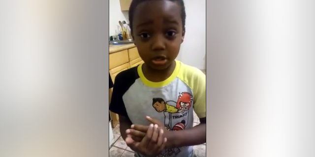 Jeffrey Laney, 6, begs people in St. Louis to "stop killing each other."