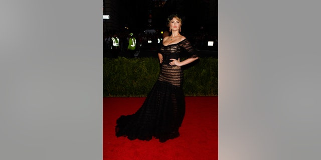 May 5. Kate Upton arrives at the Metropolitan Museum of Art Costume Institute Gala Benefit in New York.