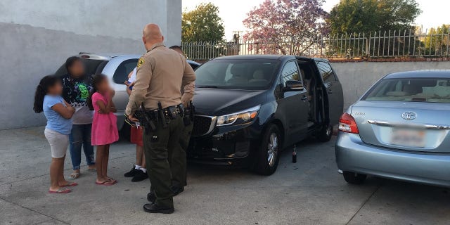 The family of six were saved when the mother pulled out the "taco tactic" to distract the suspect.