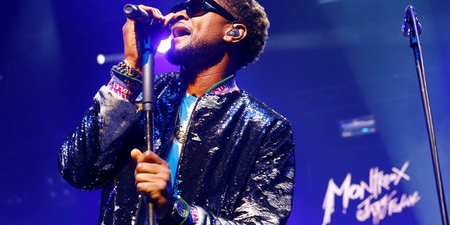 Usher & The Roots perform during the 51st Montreux Jazz Festival in Montreux, Switzerland, July 5, 2017.
