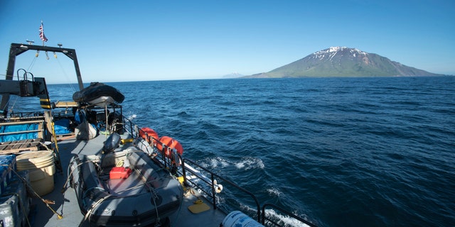 The remote Aleutian Islands extend 1,200 miles westward from the Alaska peninsula (Project Recover)