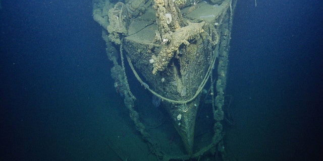 Bow of USS Independence (OET/Nautilus Live).
