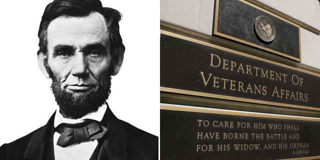 A quote from Abraham Lincoln's second inaugural address has been the VA's official motto for 59 years.