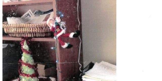 This picture and a caption that accompanied it appeared to make fun of veterans committing suicide. ((Courtesy: The Indianapolis Star)