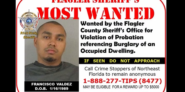 Valdez was captured after taunting police officers online.