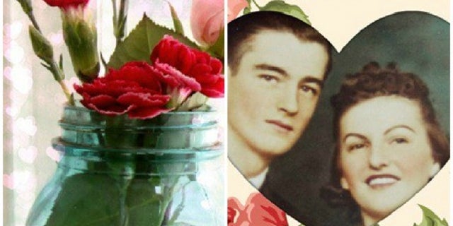 Valentine special effects from PicMonkey: Bokeh heart lights (left) and photo cutouts (right)