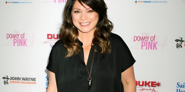 In this Oct. 23, 2014 file photo, Valerie Bertinelli arrives at 2014 Power of Pink: An Acoustic Evening With Pink And Friends in Los Angeles. (AP)