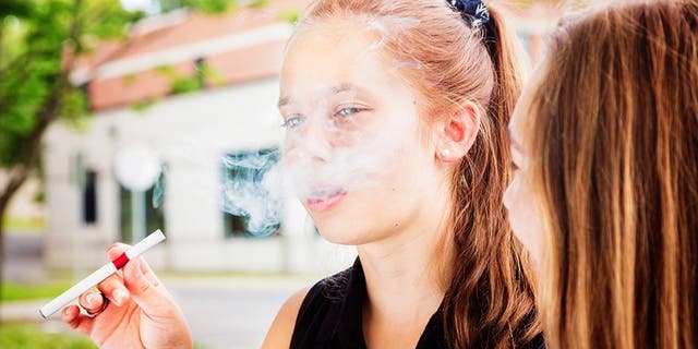 Teen vaping rates have doubled since 2017, with 25 percent of high school seniors reportedly using e-cigarettes.