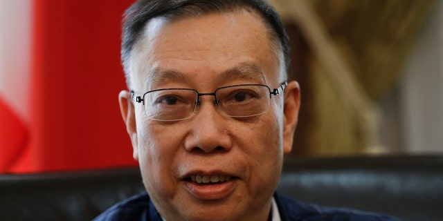 Feb. 6, 2017: Professor Huang Jiefu, chairman of the Chinese National Organ Donation and Transplantation Committee, talks during an interview with The Associated Press.