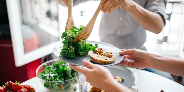 salads served to guests