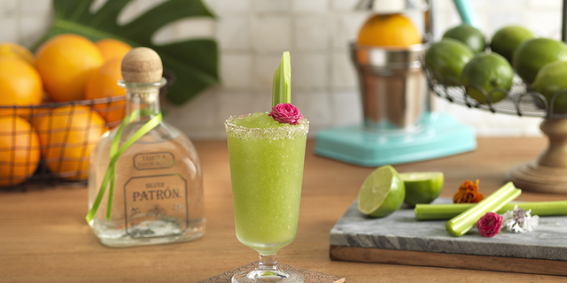 This Verde Margarita serves up a tropical St. Patty's Day twist.
