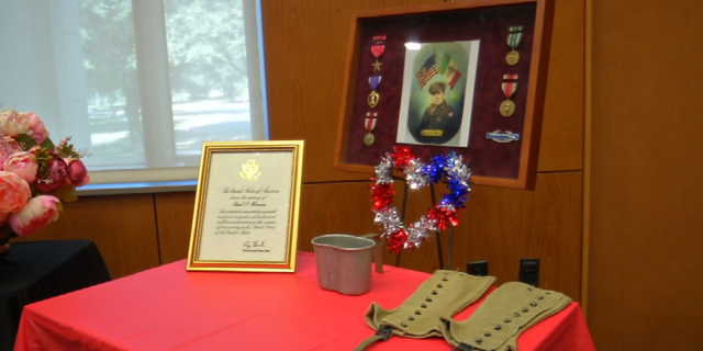 Private First Class Raul Herrera was awarded the Purple Heart over forty years after his service.