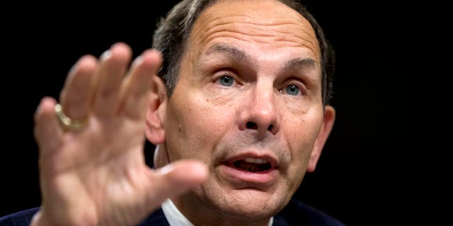 July 22, 2014: Veterans Affairs Secretary nominee Robert McDonald of Ohio testifies before a Senate Veterans' Affairs Committee hearings to examine his nomination to be Secretary of Veterans Affairs on Capitol Hill in Washington. (AP)