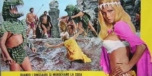 Victoria Vetri (aka Angela Dorian) in 1970's "When Dinosaurs Ruled the Earth."