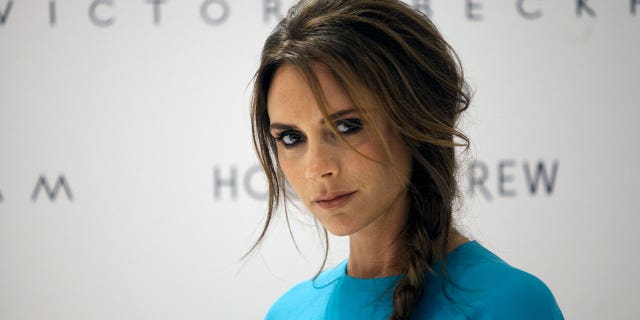 A pizza place in North East England is advertising its crusts as being thinner than Victoria Beckham.