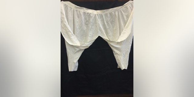 Queen Victoria's bloomers that are up for auction in the U.K. (Henry Aldridge & Son).