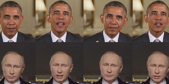A new computer program can manipulate a video so that its subject mirrors the movements of someone else in another video. In this case, images of Russian President Vladimir Putin are altered to match those of former President Barack Obama.