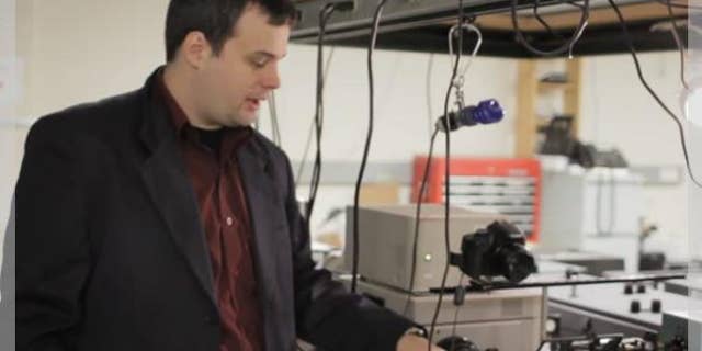 Andreas Velten, a postdoctoral researcher at MIT's Media Lab, explains how the Camera Culture group set up an imaging system capable of taking video at one trillion frames per second.