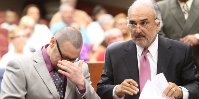Daniel Villegas is seen in the courtroom after Judge Sam Medrano gives a retrial recommendation.
