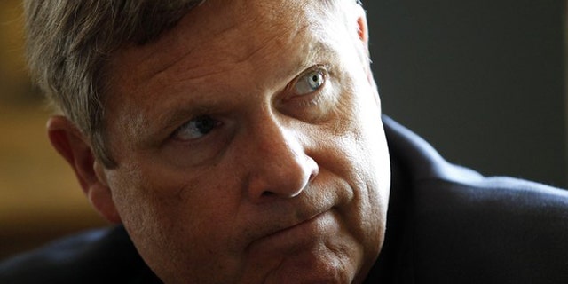 In this Aug. 10 file photo, Agriculture Secretary Tom Vilsack listens to a question during a media roundtable at the U.S. ambassador's residence in Ottawa, Canada. (Reuters Photo)