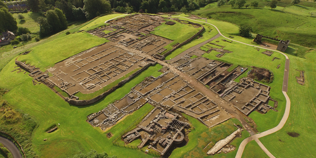 Archaeologists in England are excavating the ruins of the fort of Vindolanda, which was once at the northern edge of the Roman Empire.