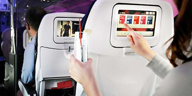 Virgin America now allows people on its flights the ability to send drinks, a meal or snack to fellow passengers that catch their eye.