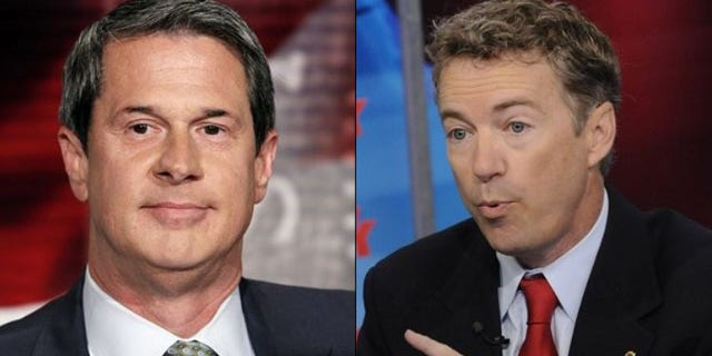 Shown here are Sen. David Vitter, left, and Sen. Rand Paul.