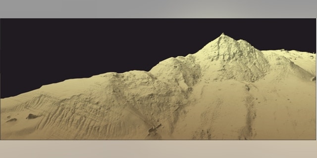 The underwater geography of the Von Damm Vent Field in the Caribbean.