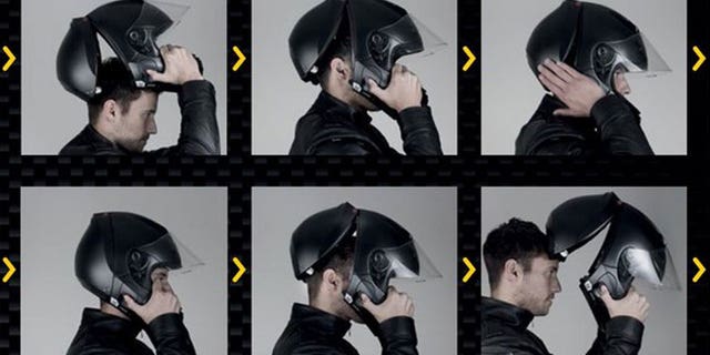 How to Put on a Motorcycle Helmet 