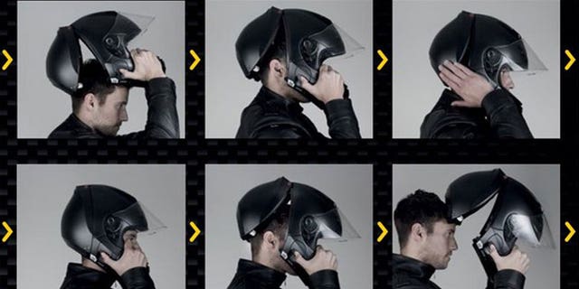 How to Put on a Motorcycle Helmet 