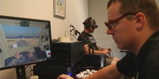 Iraq War veteran Bruce Chambers was the first patient to go through the UCF Restores program, which combines prolonged exposure therapy with virtual reality to help treat veterans' and active-duty soldiers' post-traumatic stress disorder (PTSD).