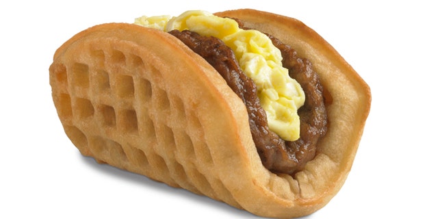 FILE: This undated product image provided by Taco Bell shows the company's new waffle taco.