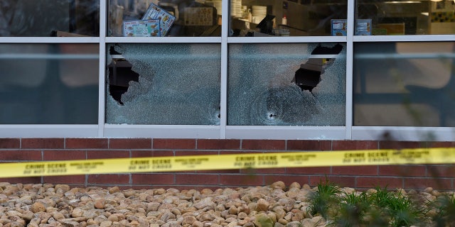Several people were injured from flying glass after the gunman opened fire outside of the Waffle House.