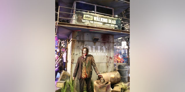 The first walker from AMC's live action amusement park ride.