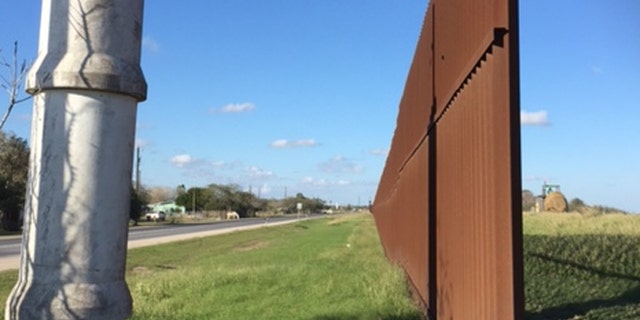 One of several border gaps in Brownsville, Texas. (FoxNews.com/Barnini Chakraborty)