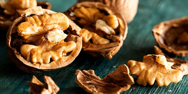 Walnuts are another source of melatonin and magnesium, which reportedly promote sleep.