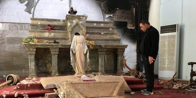 Many of the Christian churches in the Nineveh Plain in Northern Iraq were defaced or completely decimated by ISIS.
