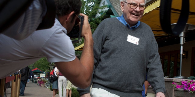 In this July 7, 2011 file photo, Berkshire Hathaway chairman and CEO Warren Buffett heads to lunch.