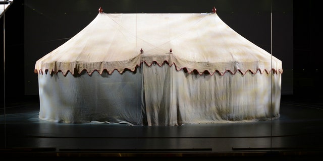 General George Washington's Revolutionary War field tent on display at the Museum of the American Revolution (Courtesy of the Museum of the American Revolution).