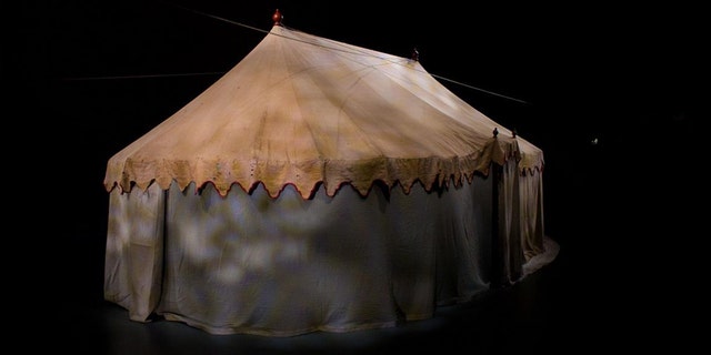 General George Washington's Revolutionary War field tent on display at the Museum of the American Revolution (Courtesy of the Museum of the American Revolution).